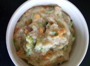 Foto resep Mix veggie Oatmeal (bubur oatmeal sayuran)