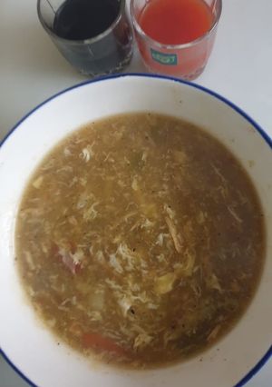 A picture of Chicken tikka soup.