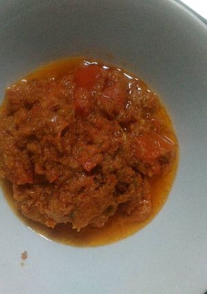 Foto resep sambal pedas getar