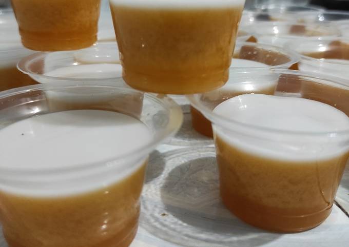 Puding jagung vla santan