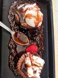 Sizzling walnut brownie