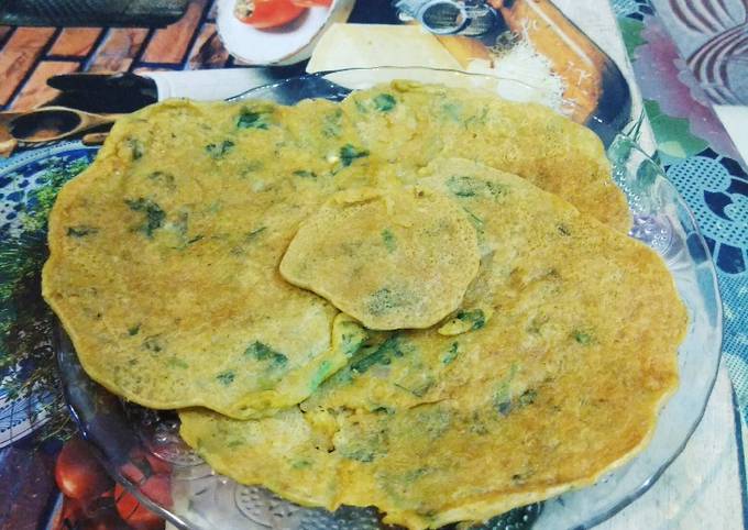 Simple Way to Prepare Speedy Potato Pancakes (Aloo Cheela)