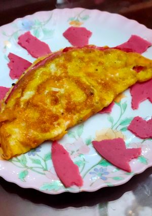 صورة لوصفة اومليت بالجبنة 😋💗