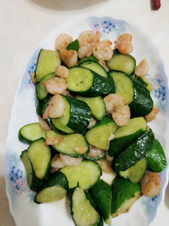 炒蝦仁黃瓜 的食譜成品照片