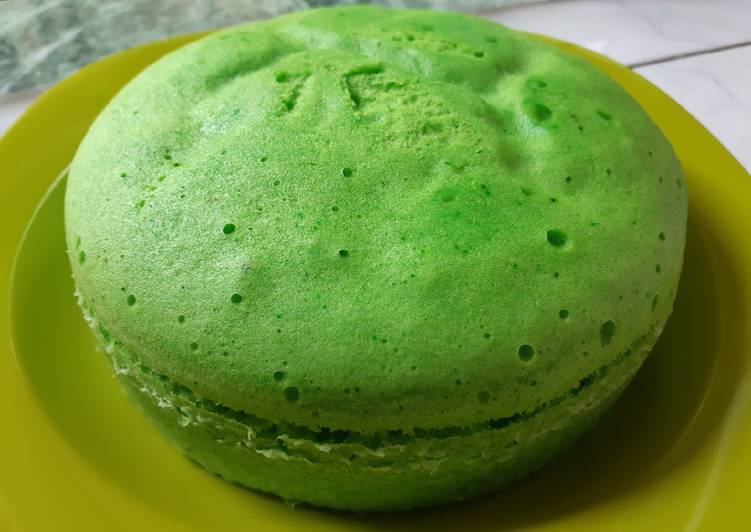 Bolu Kukus Hijau Pandan