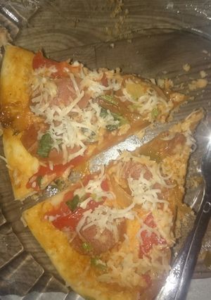 Foto resep Pizza teflon no mozarella, no telur
