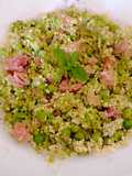 Cous cous con piselli e Simmenthal
