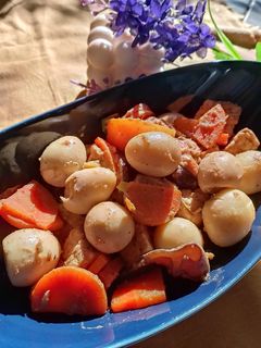 Foto resep Tumis Telur Puyuh Udang Tempe