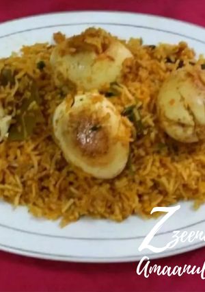 A picture of Qeema Anda Dum Biryani.