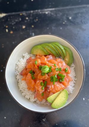 รูปของ Salmon don ข้าวหน้าแซลมอน