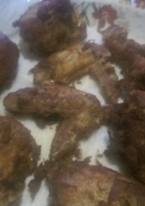 A picture of Deep fried spicy chicken.