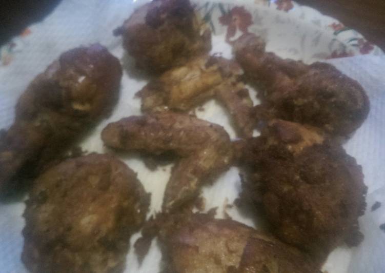 Easiest Way to Prepare Any-night-of-the-week Deep fried spicy chicken