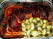 Una foto de lomito de cerdo al horno