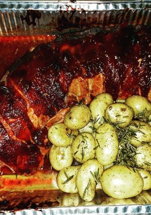 Una foto de Lomito de cerdo bbq