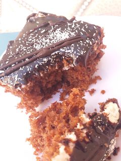 صورة لوصفة كيكة الباونتي بجوز الهند