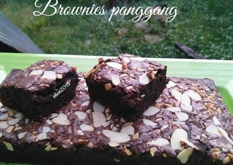 Brownies Panggang putih telur