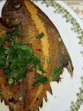 Ikan Bawal Hitam Goreng Berempah
