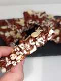 Snack al cioccolato fondente e mandorle
