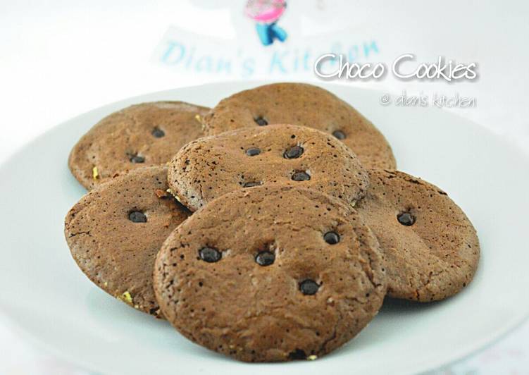 Resep Choco Cookies 5 Bahan Saja Anti Gagal