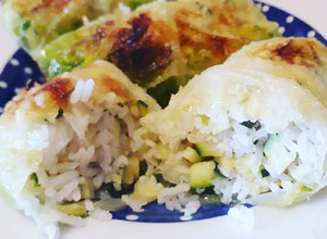 Foto di Involtini di verza Light con riso zucchine parmigiano e emmental