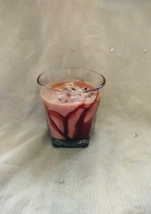 A picture of Banana nutella shake.