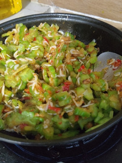 Foto resep Tumis pare rebon