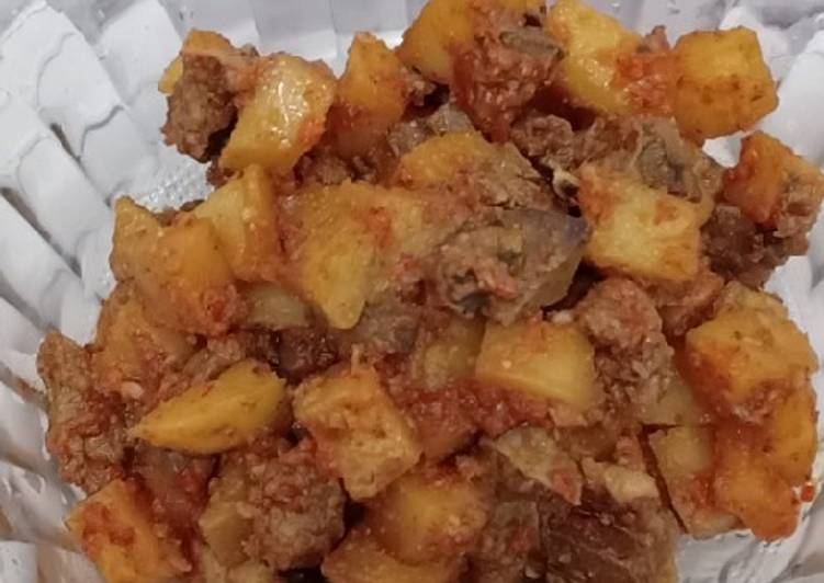 Cara Gampang  Sambal goreng kentang dan hati ampela yang Menggugah Selera