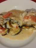 Rollitos de Berenjena con zucchinis, tomates y queso, al micro