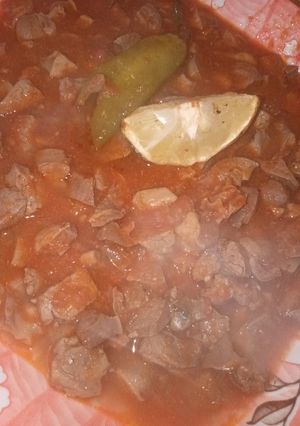 صورة لوصفة صوص كمونية (بزوائد الدجاج ليزابا)
