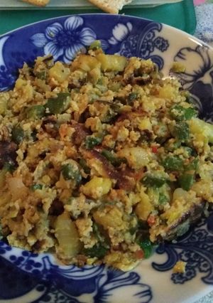 Una foto de Revuelto de verduras