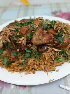 صورة لوصفة كبسة بالدجاج المشوي