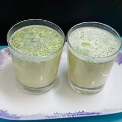 A picture of Sattu buttermilk.