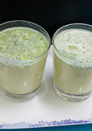 A picture of Sattu buttermilk.