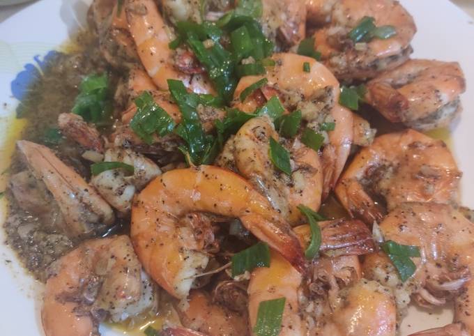 Captain buttered garlic prawn