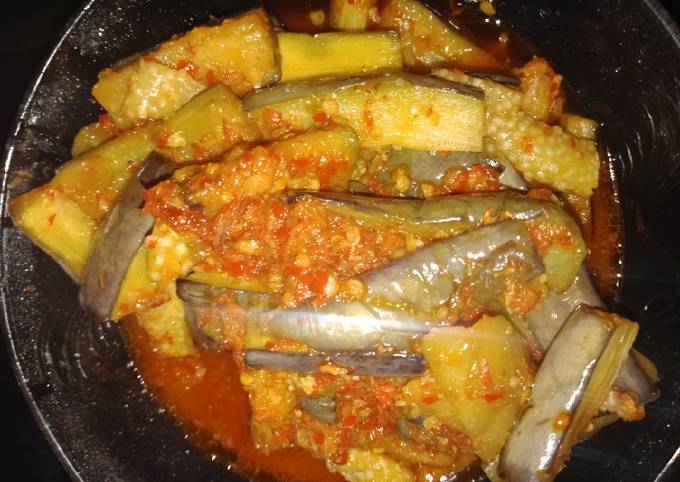 Resep: Sambal terong ungu Untuk Jualan