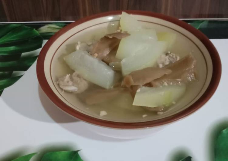 Resep &#34;Soup kundur lobak asin&#34;😘❤️👍, Bikin Ngiler