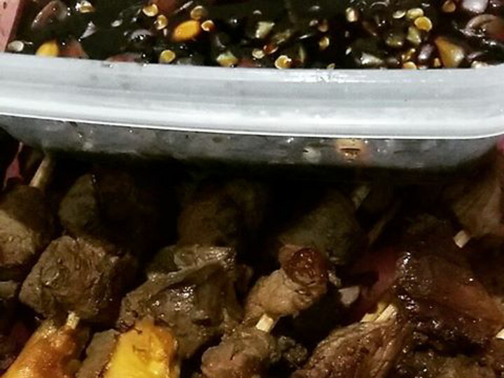 Ini dia! Resep bikin Sate Daging Simple dan Mudah untuk Lebaran  sedap