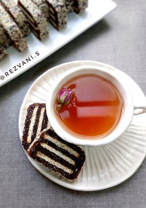 عکسی از دستور خرما بیسکوییتی