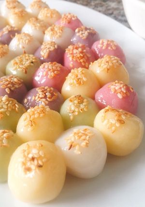Hình của món Bánh trôi (tự xay bột ướt).