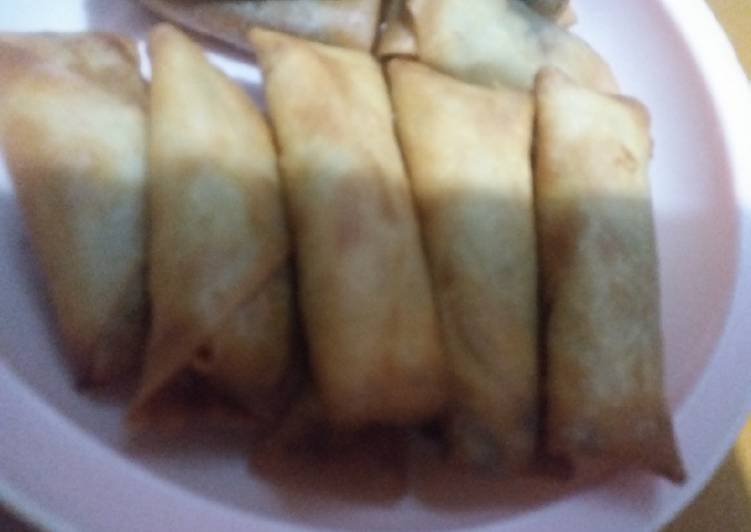 Cara Membuat Lumpia kering sayur&amp;ayam Anti Gagal