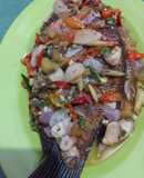 Gurame sambal mantah kuah