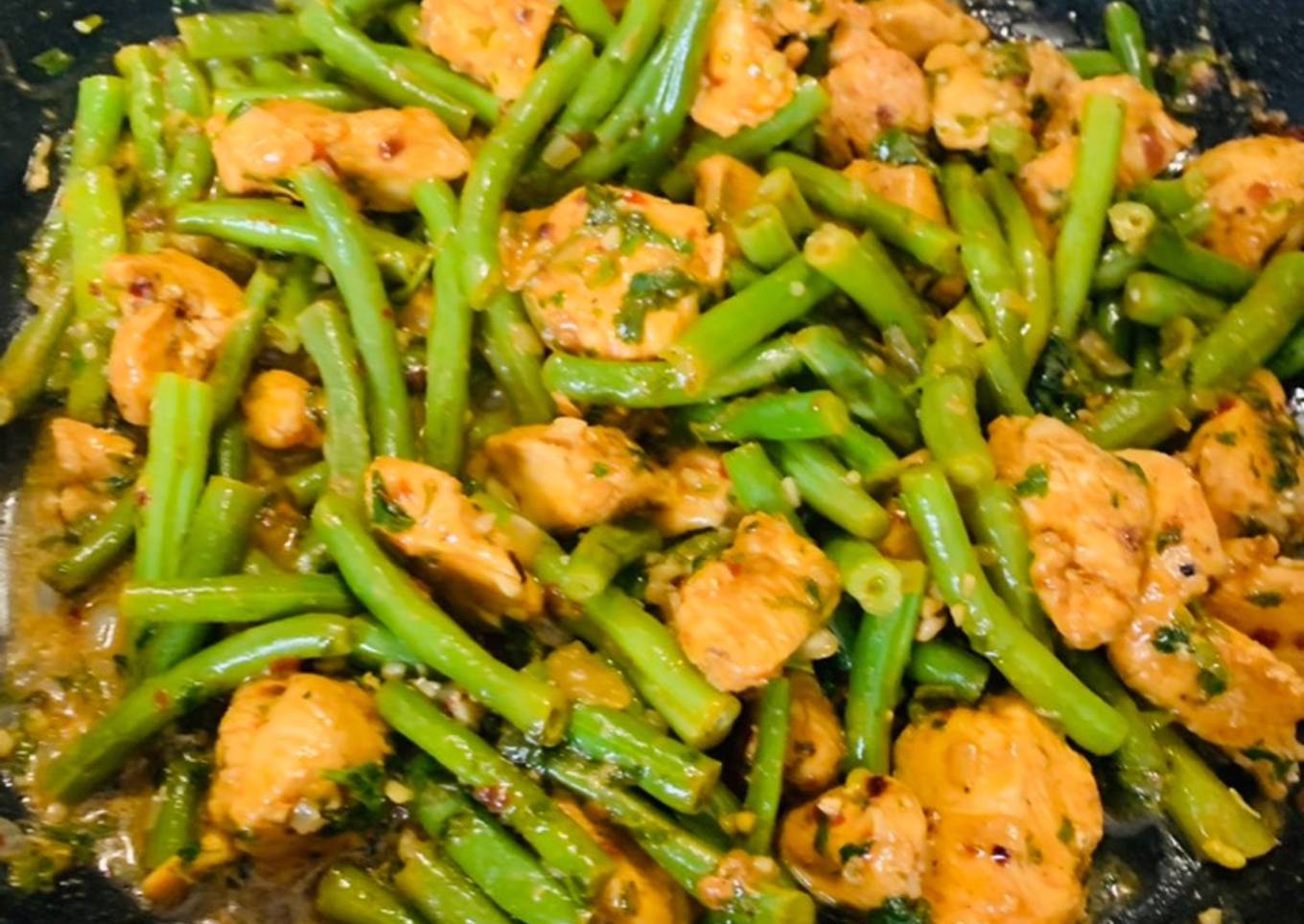 Lemon Chicken and Green Beans