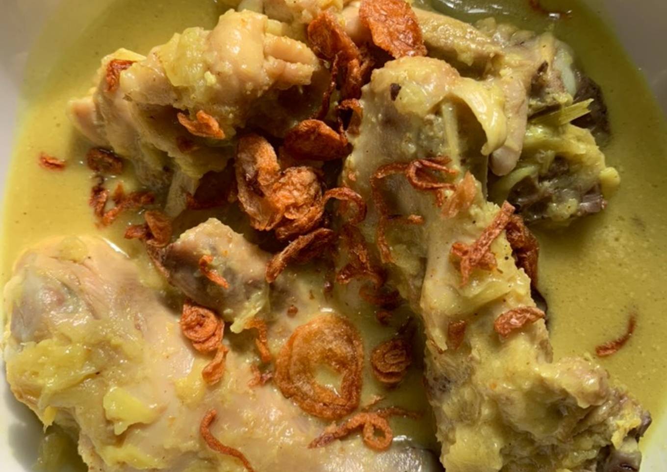 Opor ayam sederhana