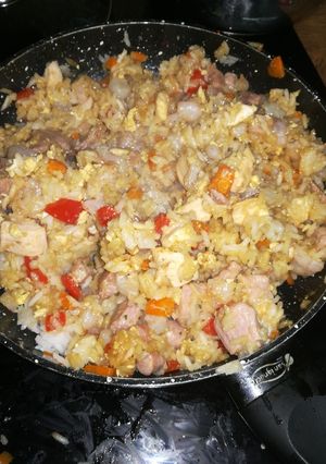 Una foto de Arroz yakimeshi