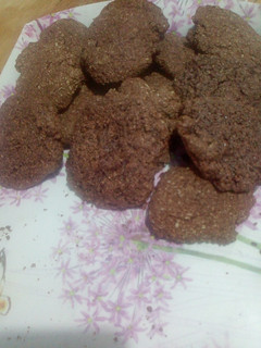 Una foto de Galletas de chocolate y avena