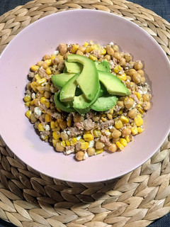 Une photo de Salade de pois chiches