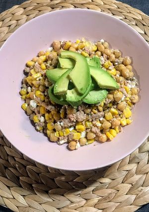 Une photo de Salade de pois chiches