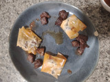 Bocaditos de carrillada crujiente en su jugo