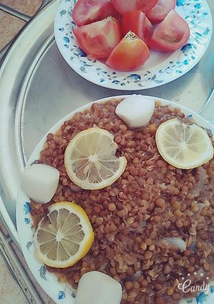 صورة لوصفة مسبحه عدس بحامض 🍋