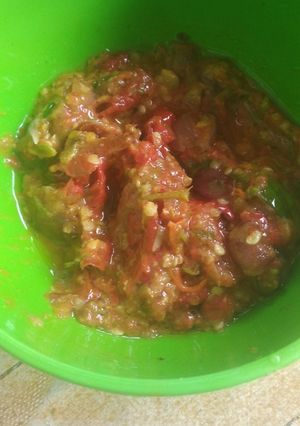 Foto resep Sambal terasi kemiri